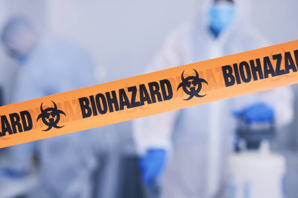 Professional Biohazard Cleanup technician working in Waynesburg, OH